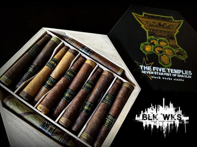 Black Works Studio Releasing The Five Temples – Seven Star Fist of Shaolin, a New Limited-Edition Collection