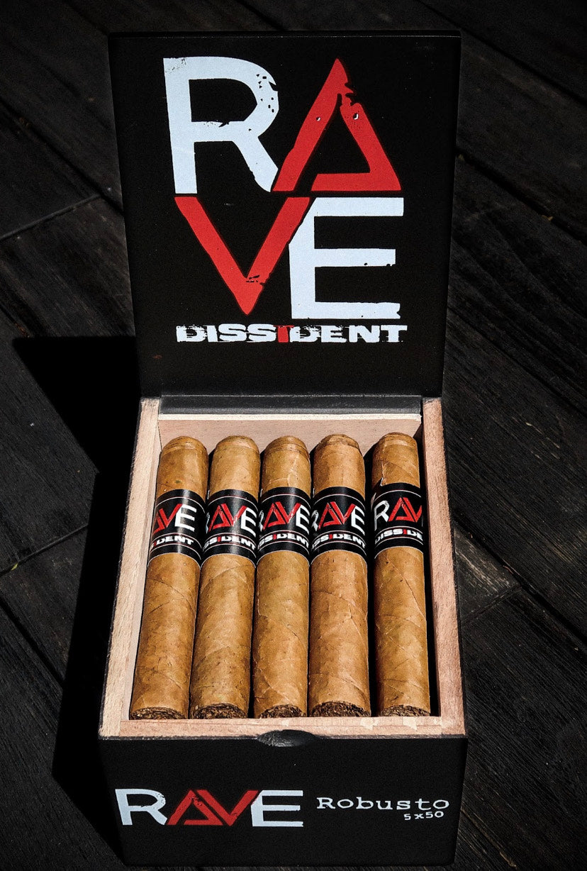 DISSIDENT Adds Rave Robusto Non Box-Pressed 5X50 to Core Line
