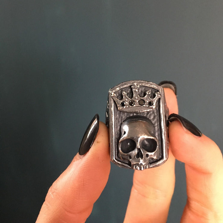 Black Label Heavy Crown Ring