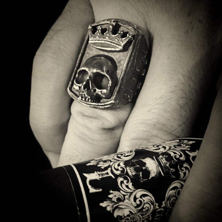 Black Label Heavy Crown Ring